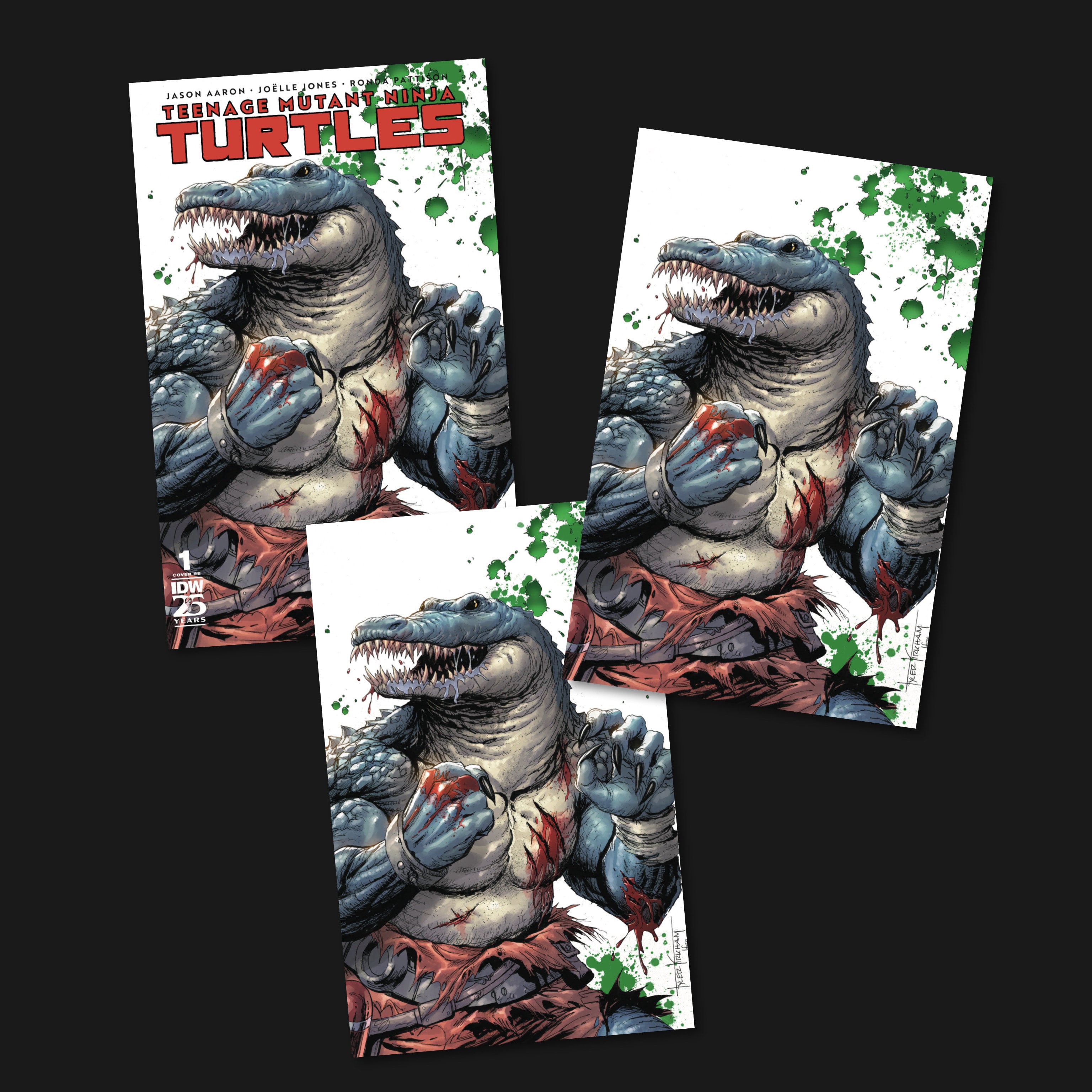 TMNT #1 SDCC 2024 Exclusive Tyler Kirkham Leatherhead Battle